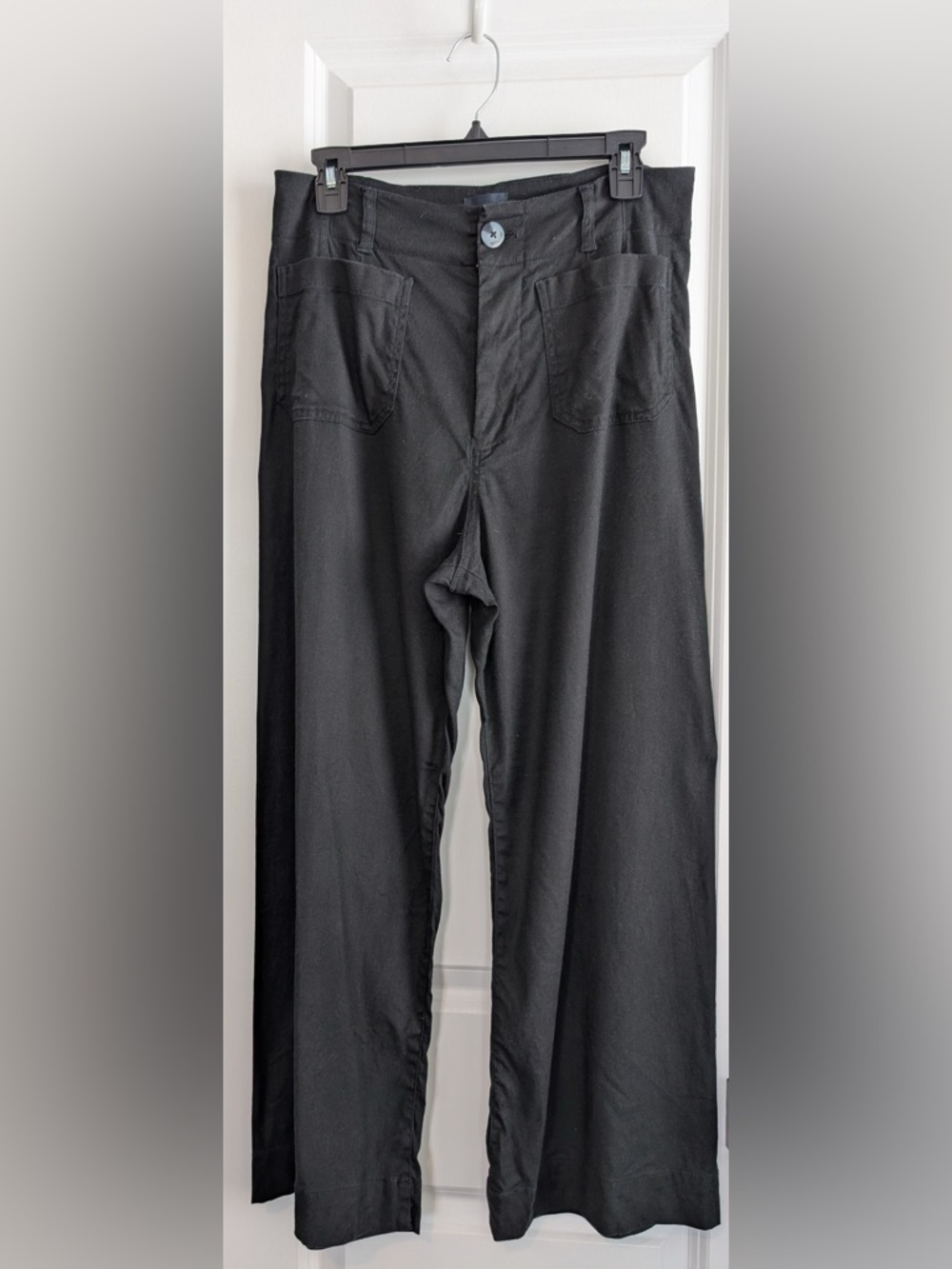 Anthropologie Maeve Collette Wide Leg Pants in Black
